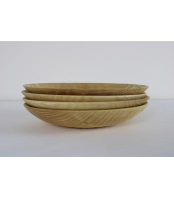 Set di 4 Piatti in Frassino